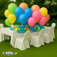 thumbnail image 3 of PMU 12 Inch Round Neon Assortment Latex Balloon Pkg/50, 3 of 6