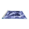 thumbnail image 2 of Ahgly Company Machine Washable Indoor Rectangle Abstract Blue Modern Area Rugs, 5' x 7', 2 of 4