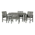 Manor Park Outdoor Patio Dining Set, 5 Piece, Multiple Colors and