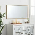 thumbnail image 7 of Metal frame rectangle mirror 18 inch in Brass, 7 of 7