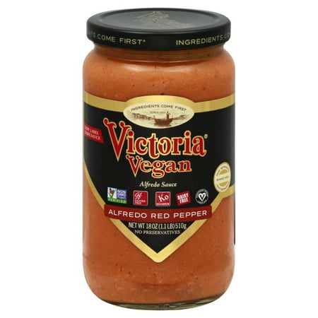 Victoria Fine Foods Victoria Vegan  Alfredo Sauce, 18