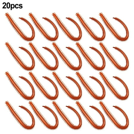 20 Pcs Lure Centipede Soft Bait 1.8g 14cm Sea Worms Earthworm Fishing Soft Lures