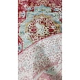 thumbnail image 4 of Alfombra Turca Decorativa Redonda Vintage Magenta Rooted Para Sala Recámara Cocina Hotel Oficina 150x150 cm, 4 of 4