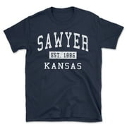 Sawyer Kansas Classic Established Men's Cotton T-Shirt
