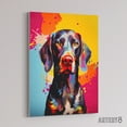 thumbnail image 2 of German Shorthaired Pointer Dog Portrait Canvas Wall Art Print 24X32", 2 of 4