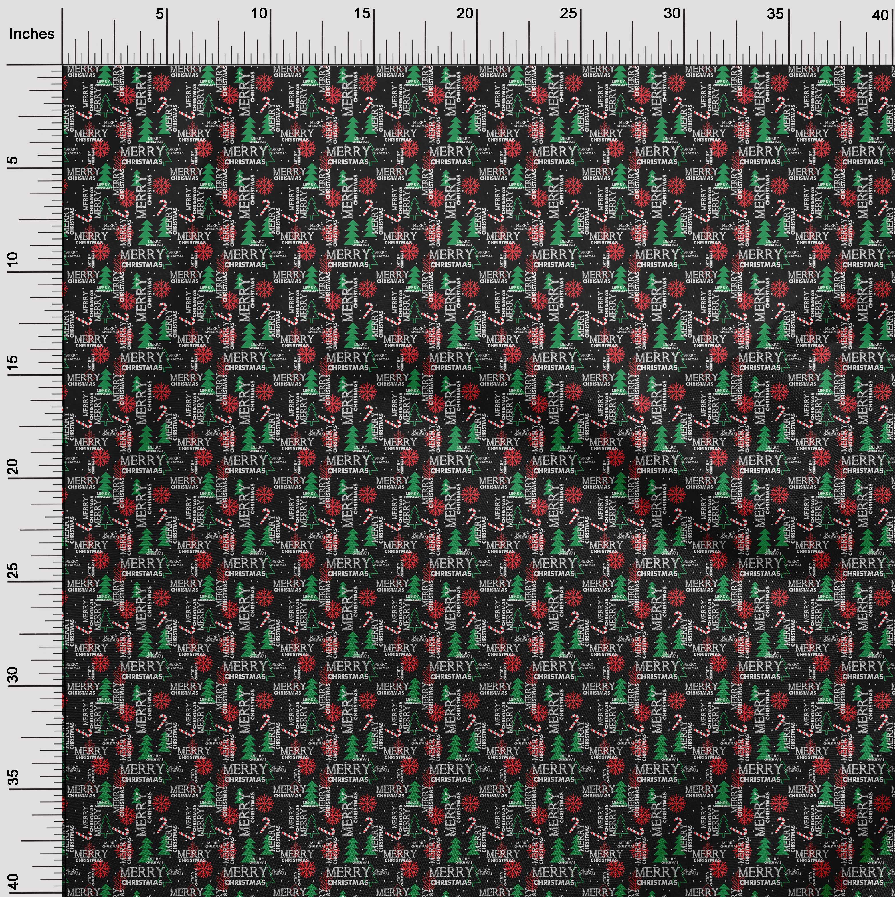 oneOone Cotton Poplin Twill Black Fabric Merry Christmas Quilting Supplies Print Sewing Fabric By The Yard 56 Inch Wide-NOQ