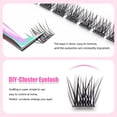 thumbnail image 5 of YUANZHIJIE 144pcs/case 100% Handmade DIY Lashes Extension 8-16mm Mix Length Eyelashes Segmented Eyelashes Bundle Lash, 5 of 5