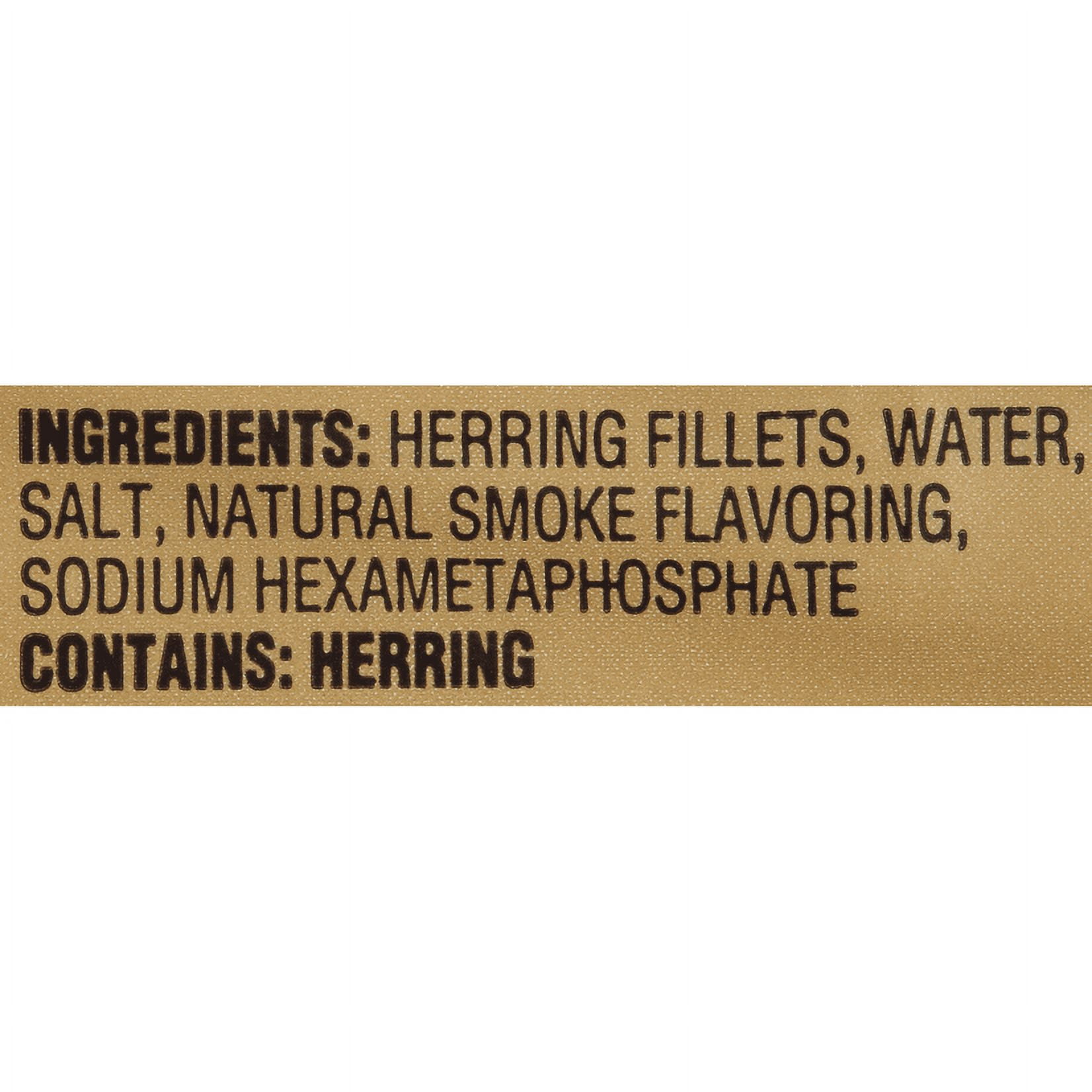 (12 pack) Brunswick Kippered Seafood Snack, Wild Caught Herring Fillets, Gluten Free, 18g Protein per Serving, Shelf Stable Tin Can, 3.53 oz