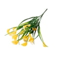thumbnail image 1 of Inteprter 2 piezas añaden color y vida al espacio con flores simuladas adecuadas para decoración y decoración en varias escenas Decoración amarillo, 1 of 6