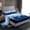 Blue, variant on Manfei Tree Print 3pcs Twin Sheet Sets for Teens Boys Girls,Botanical Theme Twin Fitted Sheet,Jungle Plants Breathable Flat Sheet,Luxury Bedroom Decor