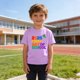 thumbnail image 5 of Camiseta de Manga Corta Linda para Niños Unisex Gráfica Tee de la Escuela de la Temporada, Camisetas de Manga Corta para Niñas, 5 of 9