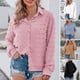 thumbnail image 4 of Camisa de las mujeres Camisas de manga larga para mujer Blusa con botones de puntos Tops casuales sueltos 1 1, 4 of 5