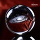 thumbnail image 4 of 3D Vía Láctea Galaxy 80mm Bola de cristal con base de cristal Juguetes de aprendizaje Regalo educativo para niños Xemadio CZJJ-ZH42-2, 4 of 5