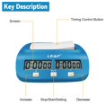 thumbnail image 2 of Reloj de ajedrez digital Chess Timer LEAP (azul), 2 of 7