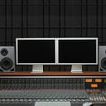 thumbnail image 5 of UPOUART Sound Absorbing Panels Soundproof Panels Black 12 Pcs 11.79x11.79x1.97 In, 5 of 8
