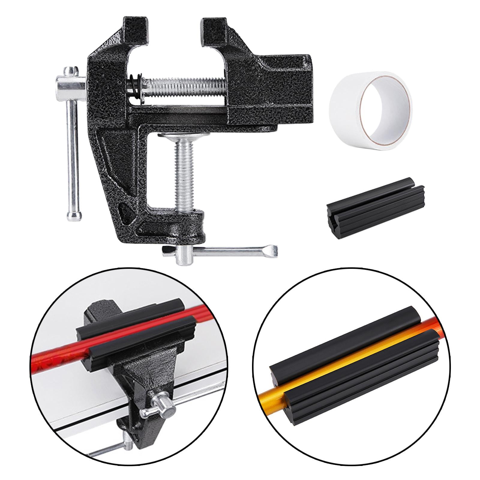 Dualoai Golf Club Grip Club Cover Removal Repairing Professional Set Vise Clamp Fixtures