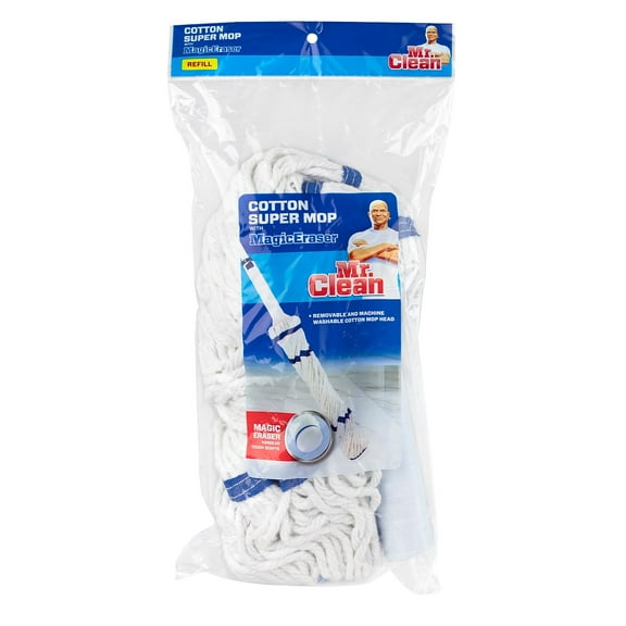 Mr.Clean Mr. Clean Super Twist Mop Magic Eraser Cotton 446997