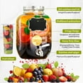 thumbnail image 5 of Soulgenix 2 Gallon Glass Drink Dispenser Set, Drink Dispensers for Parties Beverage Dispenser with Stand and Stainless Steel Spigot for Juice, Fruit Tea and Lemonade, 5 of 8