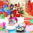 thumbnail image 6 of Alvin And The Chipmunks Party Supplies Plates Decorations Birthday Cake Topper Banner Decor Backdrop Balloons, 6 of 7