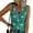 Mint Green~, variant on Jjayotai No Boundaries Tops, Summer Plus Size Tank Tops for Women, V Neck Loose Fit Casual Fashion Floral Printed Sleeveless Tunic Shirt, Womens Trendy Basic Blouse Black~L