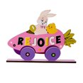 thumbnail image 1 of KelaJuan Easter Desktop Wooden Decoration, Cartoon Rabbit Kids Toy Outdoor Yard Garden Courtyard Lawn Party Ornament, 1 of 6