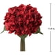 thumbnail image 4 of Flores artificiales de boda, flores falsas, ramo de hortensias de imitación, arreglos florales, flores DIY para decoración del jardín del hogar, 1 paquete, 4 of 6