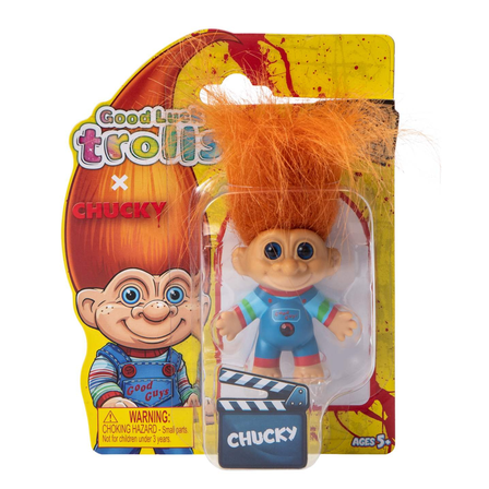 Good Luck Trolls x Chucky Movie Icon Troll Doll Figure