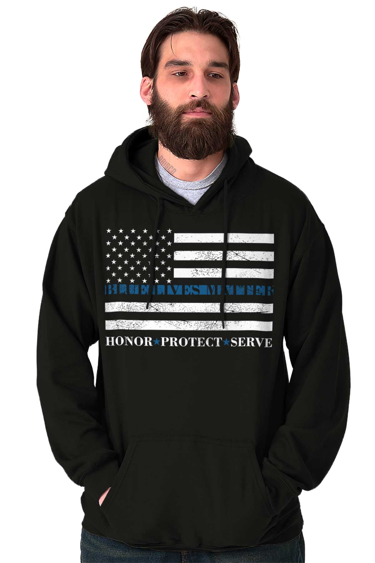 blue lives matter hoodie