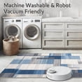 thumbnail image 5 of ODIKA 4'x6' Machine Washable Non-Slip Area Rug, Geometric Illusion Modern Abstract for Interior Design High Traffic Rug, Blue, 138386, 5 of 7