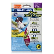 Hartz UltraGuard Pro with Aloe Flea & Tick Drops for Dogs 31-60 lbs, 3 Monthly Treatments