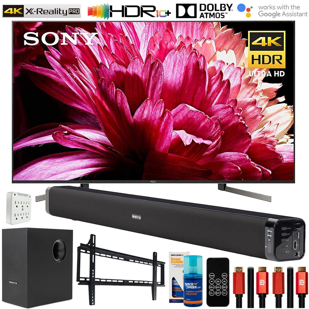 Sony XBR65X950G 65" BRAVIA 4K HDR UHD TV (2019 Model) Bundle with Deco