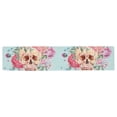 thumbnail image 2 of MKHERT Skull Pink Peony Table Runner for Office Kitchen Dining Room Wedding Party 16x72 inch, 2 of 4