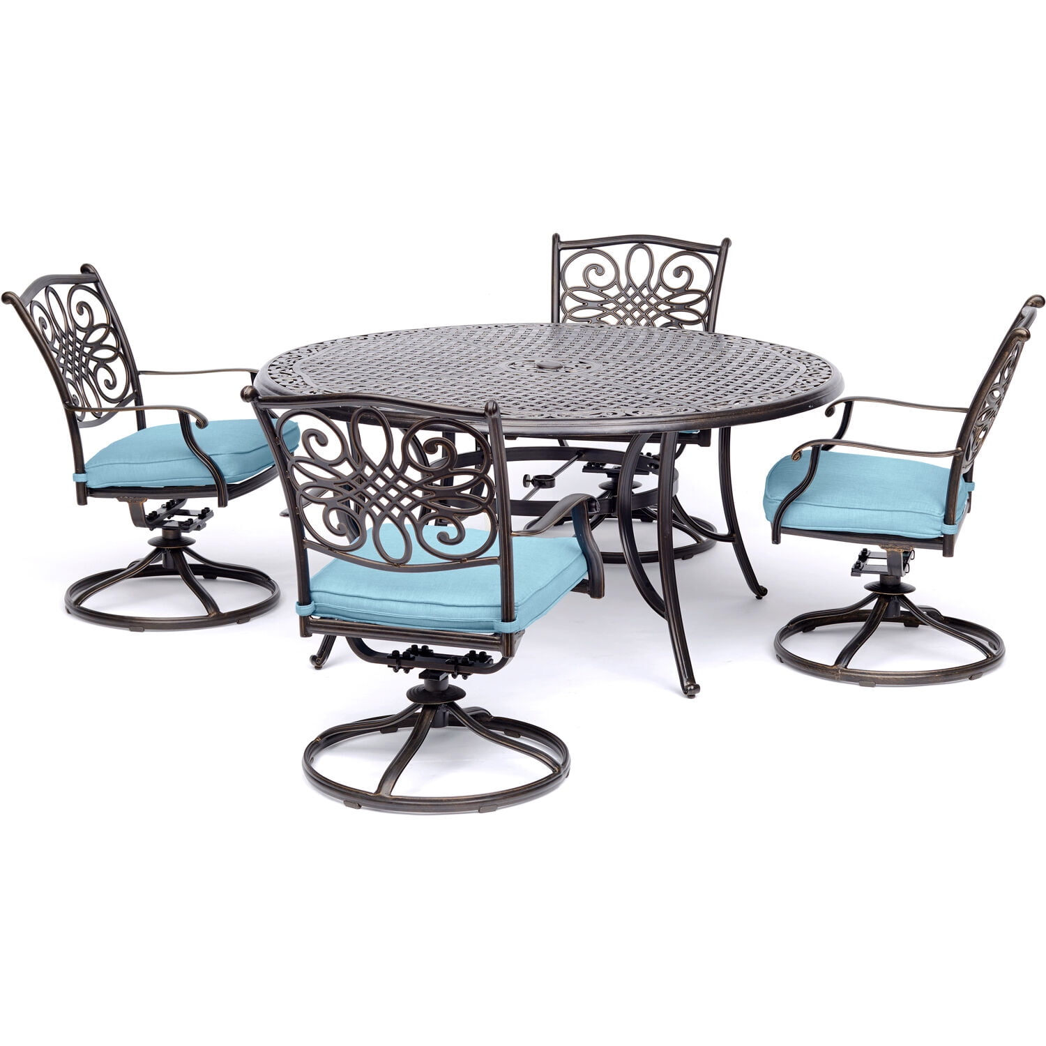 hanover outdoor traditions 5 piece dining set