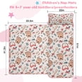 thumbnail image 5 of Pink and Blue Baseball Items Pattern Toddler Nap Mats for Kids Preschool,Sleeping Mat Bag or Kids,Toddler Sleeping Bag,Toddler Nap Mat or Daycare, 5 of 6