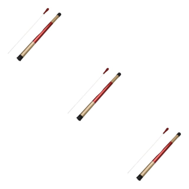 Seitruly Music Orchestra Red Sandalwood Handle Conductor with Tube Sleeve Type1