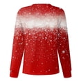 thumbnail image 3 of Qwertyu Plus Size Christmas Scrub Jackets for Women Snap Front Warm Up Scrub Tops Xmas Tree Graphic Nurse Doctor Working Uniforms Hot Pink XL, 3 of 3
