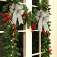thumbnail image 4 of NIUBWJL Christmas Snowflake Bow Holiday Decoration Colorful Bow, 4 of 5