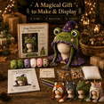 thumbnail image 6 of Fantasy Hood Hat DIY Crochet Kit Series, Animal Hood Hat Crochet Kit with Yarn, Hook and Step-by-Step Guide for Beginner Adults, Halloween Festival Craft Gift, 6 of 6