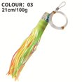 thumbnail image 3 of JShteea Señuelos Pesca Calamar Cebos Falda Suave Atún Trolling Mar (C), 3 of 9