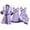 1313#Purple, variant on Womens2025,Women' Silk Satin Pajamas Set 4pcs Underwear Floral Lace Cami Sleepwear with Robe