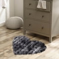 thumbnail image 4 of TIMIFIS Bubble Pile Cream Style Living Room Heart Rug Single Sofa Coffee Table Rug Cloakroom Makeup Cushion Rugs, 4 of 5