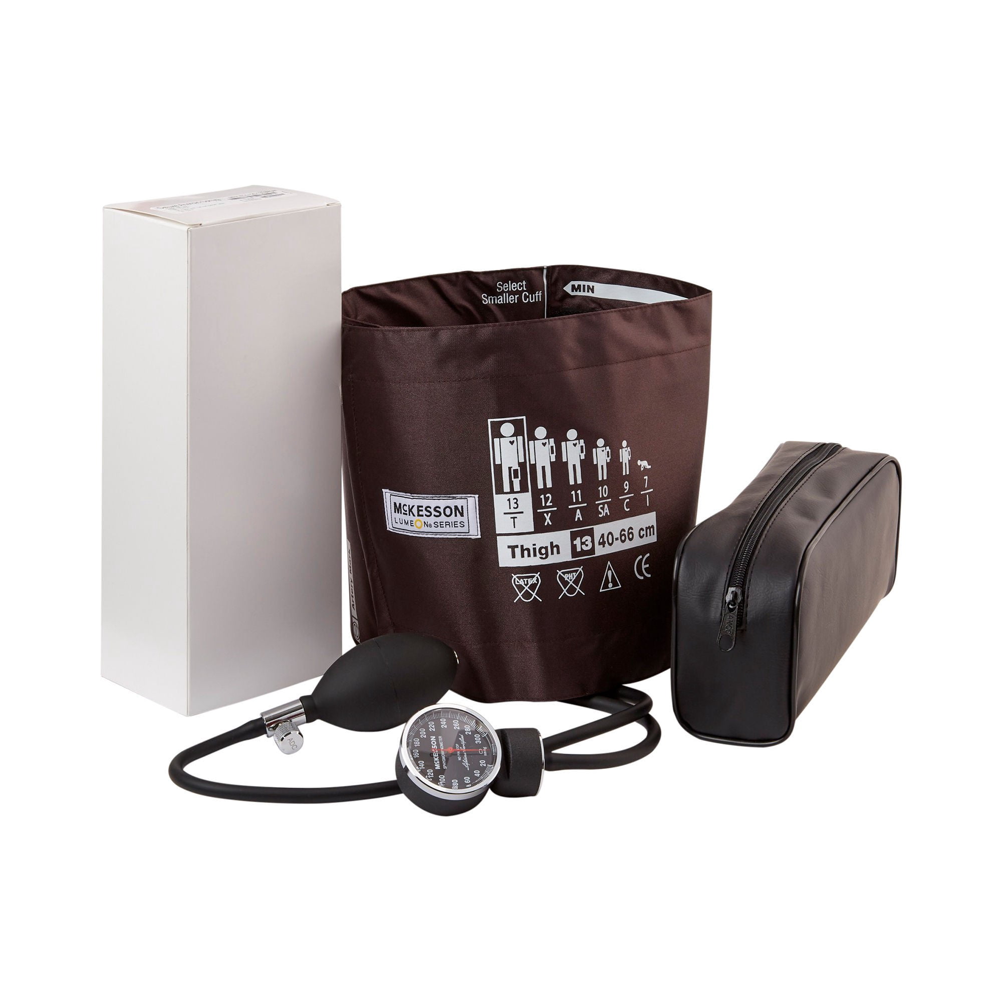 McKesson Lumeon Blood Pressure Monitor - Aneroid Sphygmomanometer - Thigh Cuff, 1 Ct