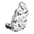 thumbnail image 2 of Wukai Dachshund Dog Puppy Full Set Car Seat Covers with Soft Padding Universal Auto Front Seats Protector and Cushion Mat, 2 of 5