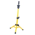 thumbnail image 4 of Trípode para cabeza de maniquí de peluquería premium para práctica de pelucas Amarillo, 4 of 7