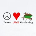 thumbnail image 2 of CafePress - Peace Love Gardening Infant Bodysuit - Baby Light Bodysuit, Size Newborn - 24 Months, 2 of 4