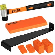 Laminate Flooring Tools, Vinyl Flooring Tools with 60-Piece Spacers and Double-Faced Mallet, Heavy Duty Pull Bar, Tapping Block