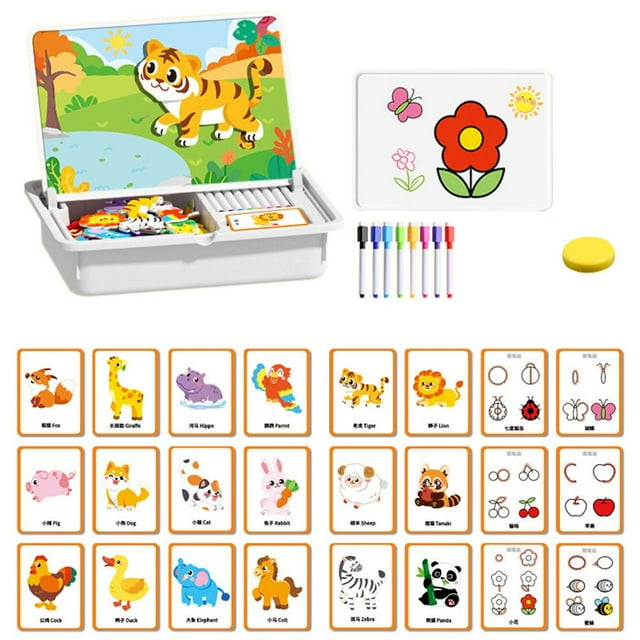 Magnetic Expression Puzzle Set, Creative Magnetic Face Matching Game for Family Interaction, Home Entertainment and Gift Decoration