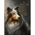 thumbnail image 2 of CafePress - Best Sheltie Dad - Large Sherpa Fleece Throw Blanket 80" x 60", 2 of 3