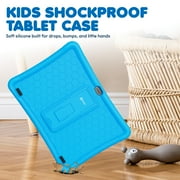 Contixo K102 Kids Tablets, Educational Tablets for Kids with eBooks, Tablet Case, and Kickstand, 10”, Blue