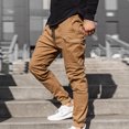 thumbnail image 4 of Giftesty Mens Cargo Pants Clearance Men's Long Casual Sport Pants Fit Trousers Running Joggers Sweatpants, 4 of 5